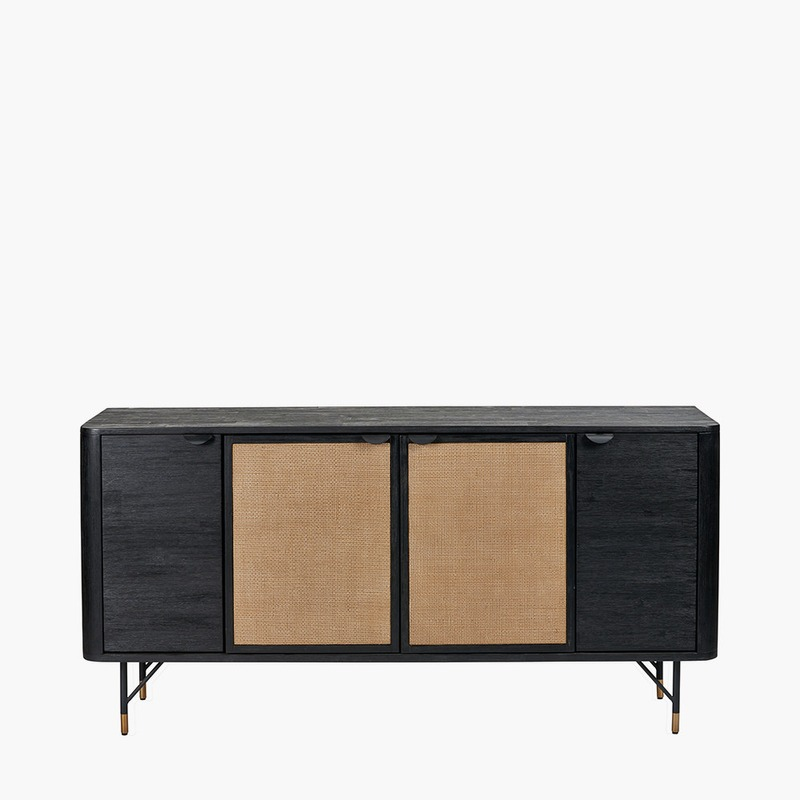 Fiji 4 Door Rattan Sideboard