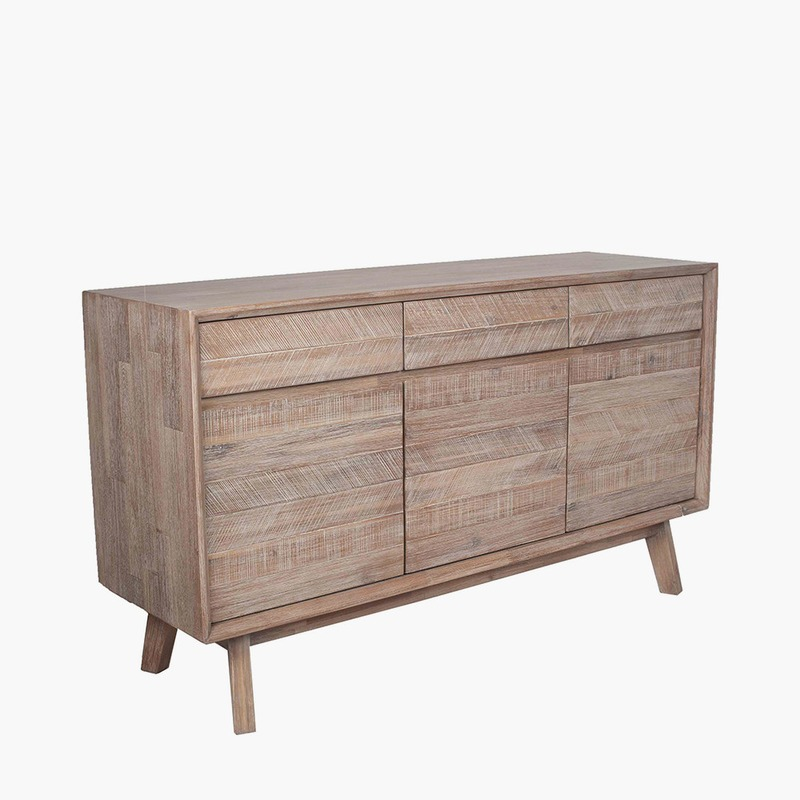 Kalmar 3 Drawer 3 Door Sideboard