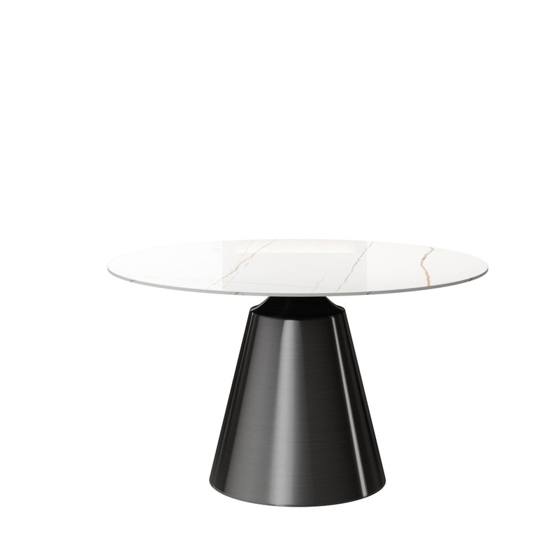 Toby Round Sintered Stone Dining Table