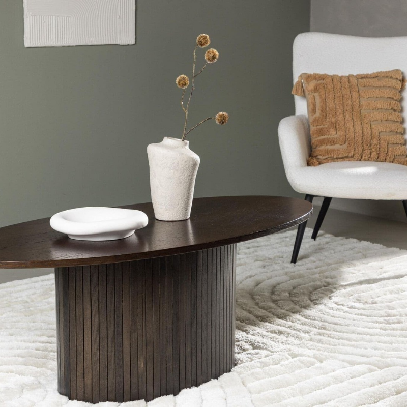 Bianca Oval Sofa Table