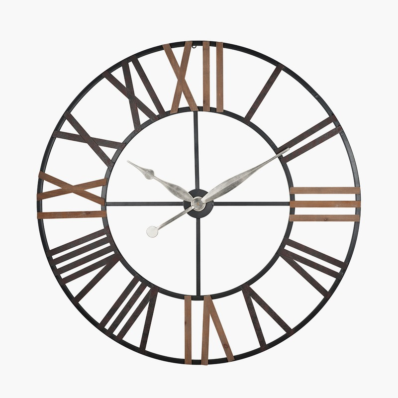 Metal Large Round Wall Clock