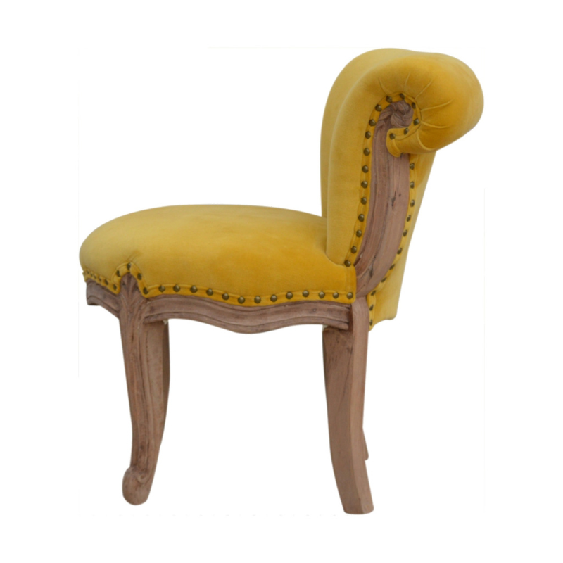 Velvet Studded Chair