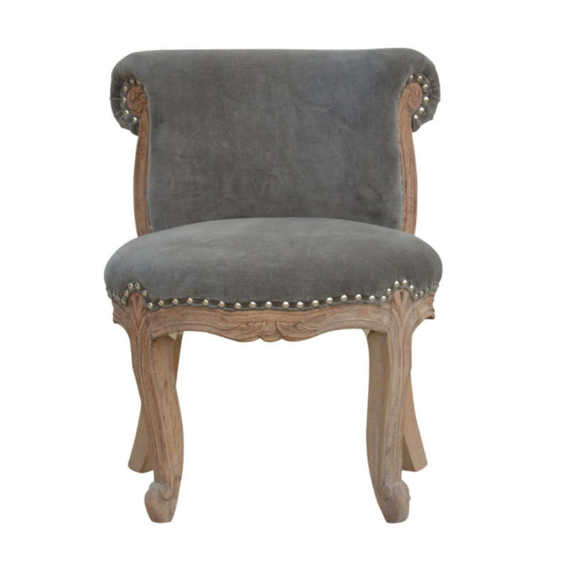 Velvet Studded Chair