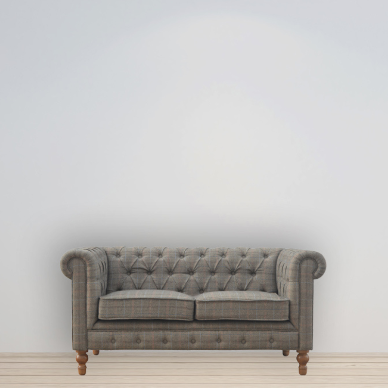 Multi Tweed Chesterfield Sofa