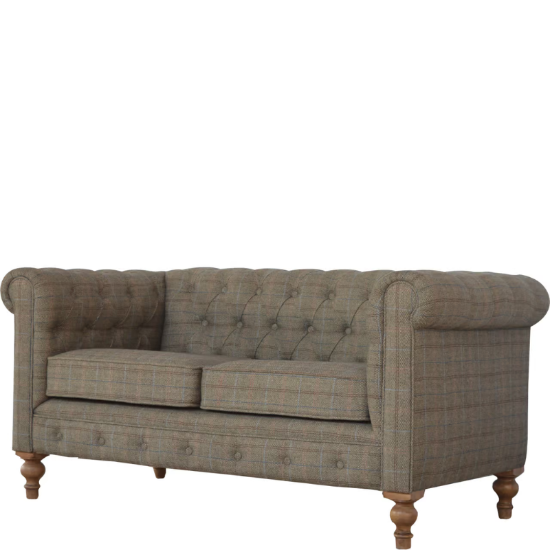 Multi Tweed Chesterfield Sofa