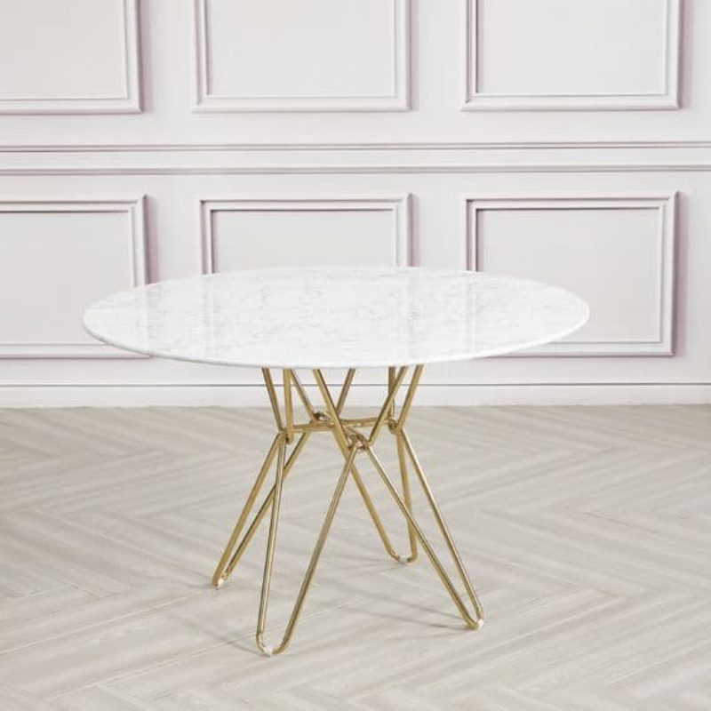 Round Marble Dining Table