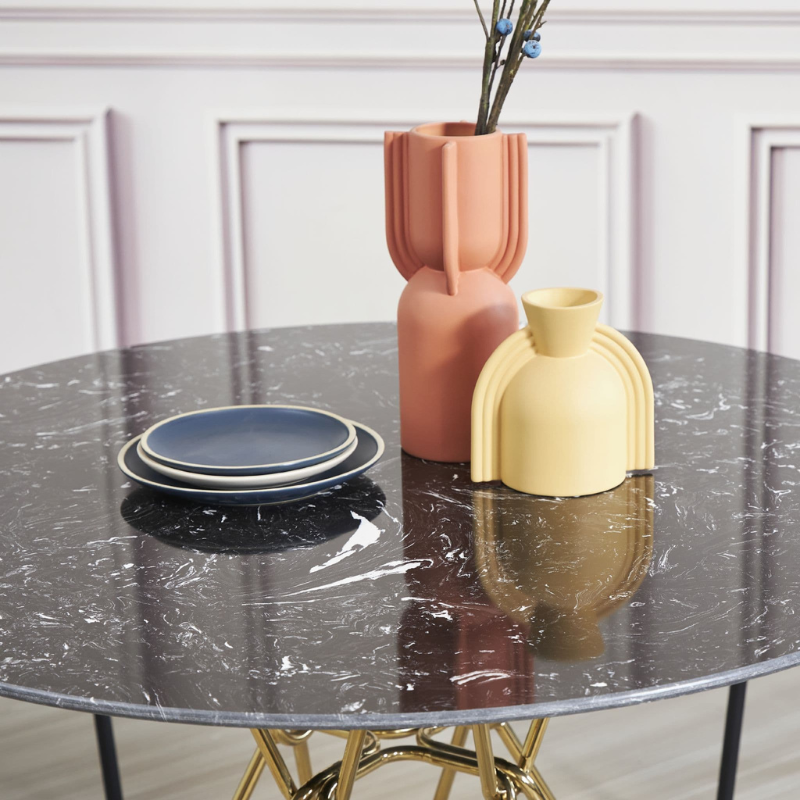 Round Marble Dining Table