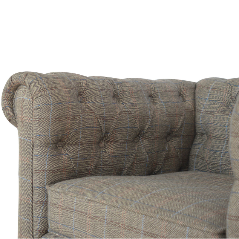 Chesterfield Multi Tweed Armchair