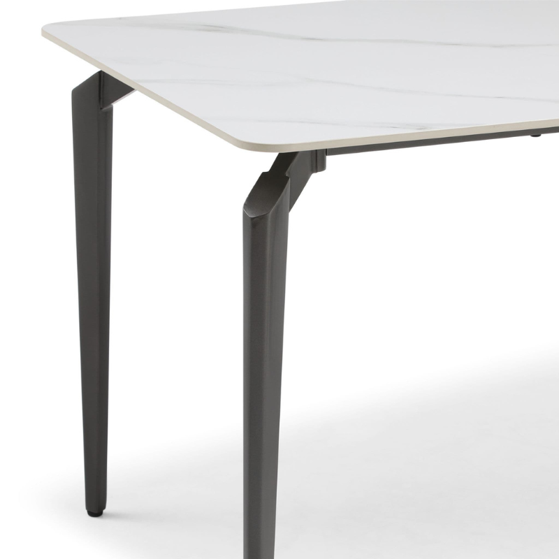 Kayo Rectangular Marble Dining Table