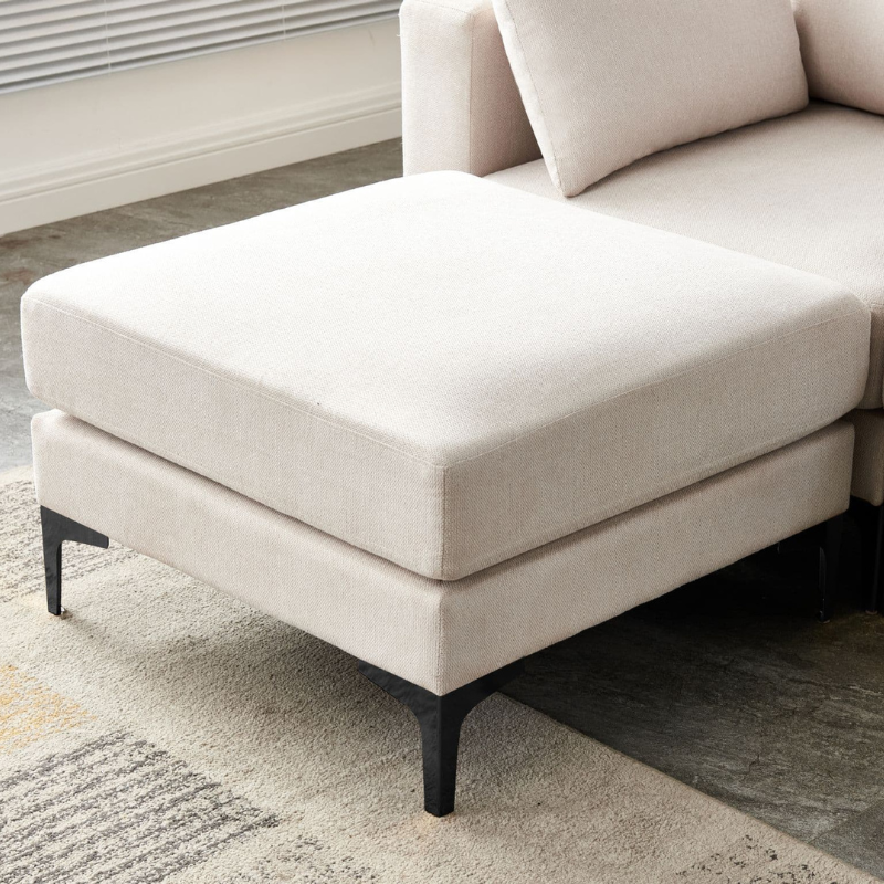 Anek 3 Seater Sofa with Ottoman