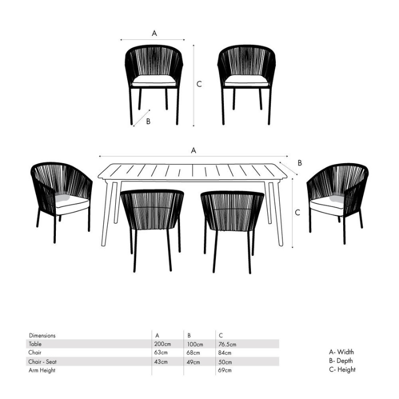 Reims Dining Set