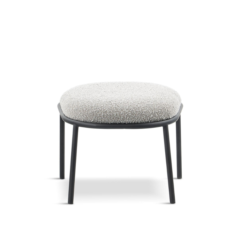 Bouclé Lounge Stool