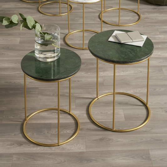 Milly Marble Side Tables (Set of 2)