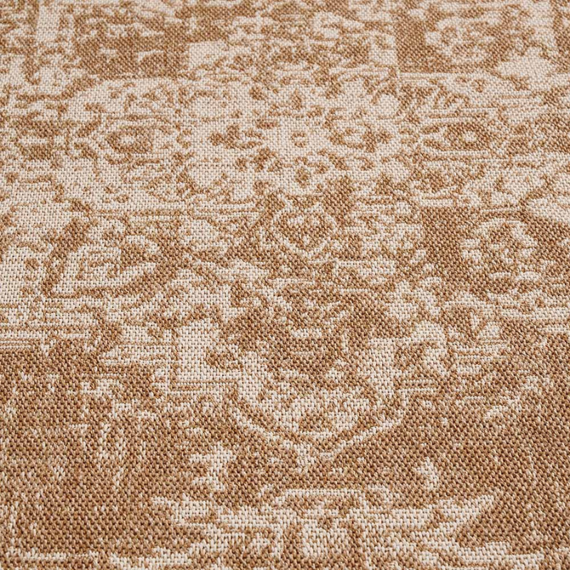 Natural and White Vintage Design Rug